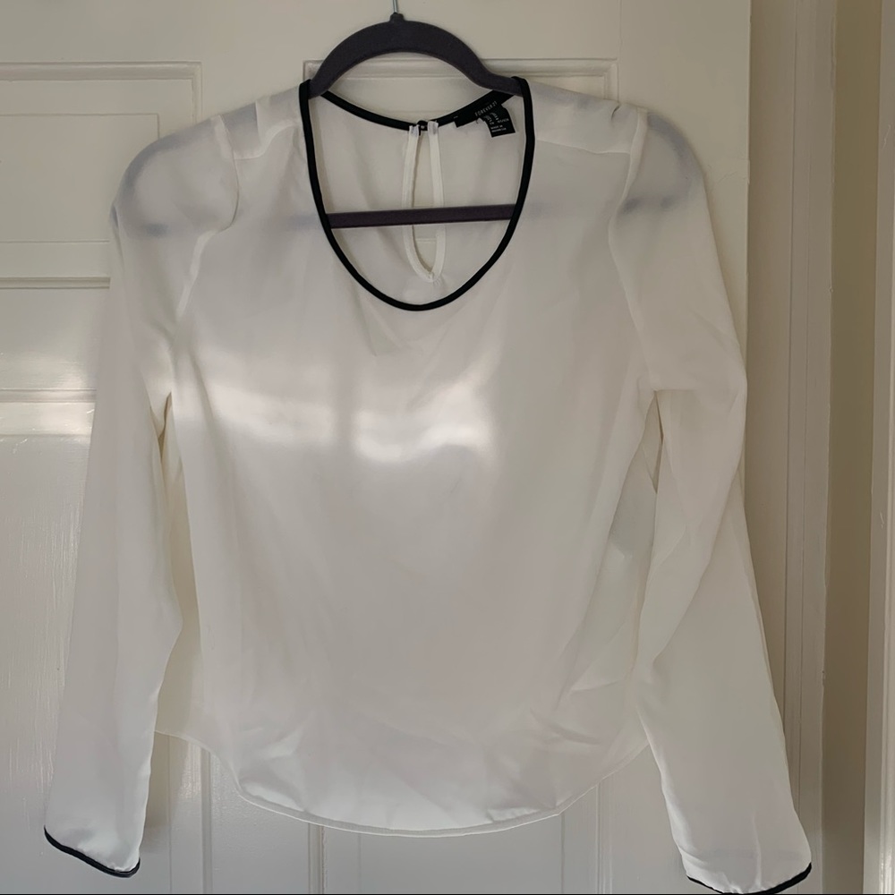 White forever 21 top